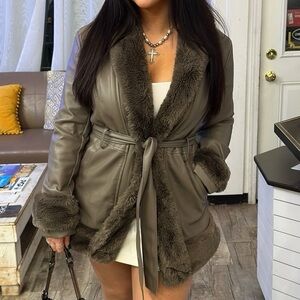Gray Dress Coat